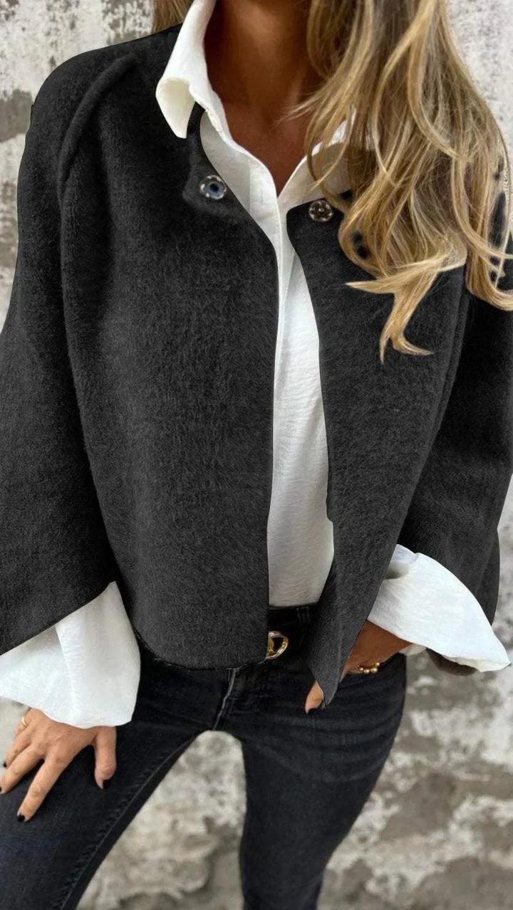 Nova - Timeless Coat with Round Neck