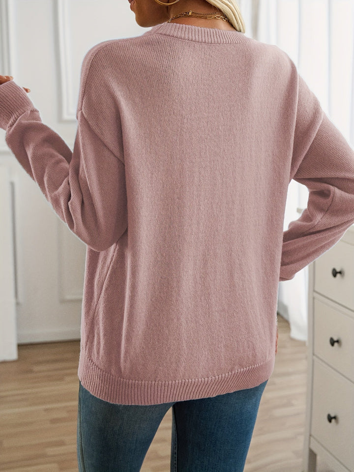 Edith - Long Sleeve Crew Neck Sweater
