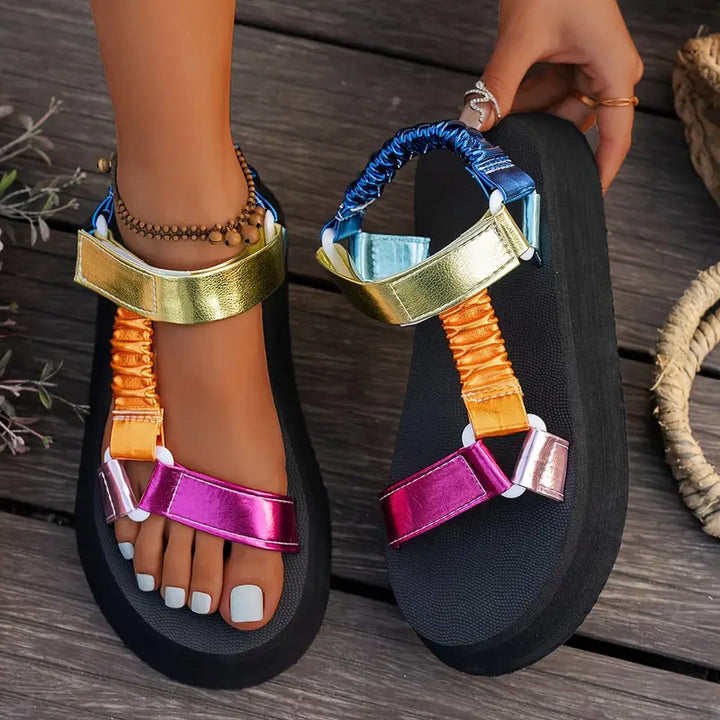 Tahlia - Ridescent Platform Sandal