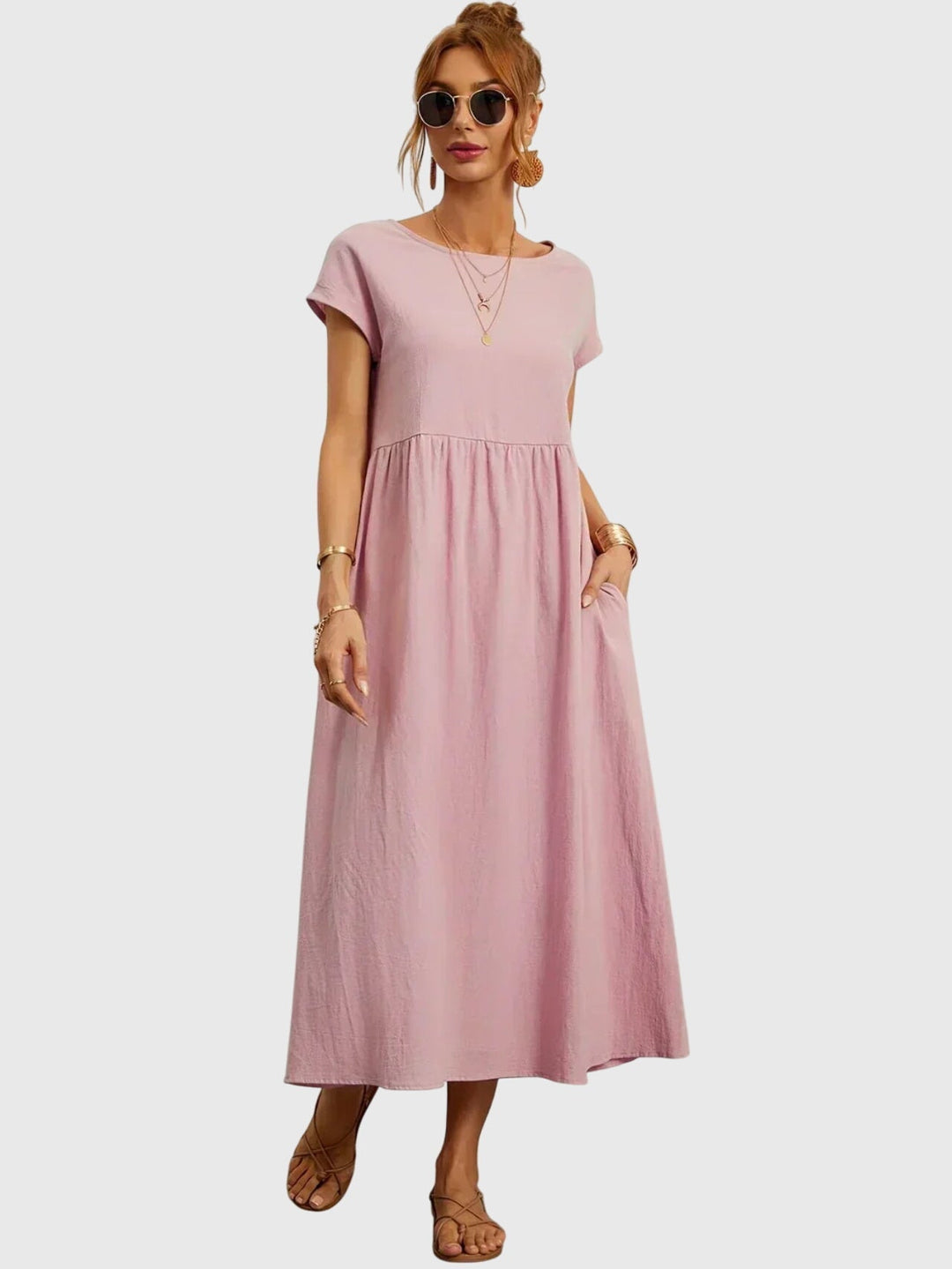 Olivia - Casual Pocket Dress
