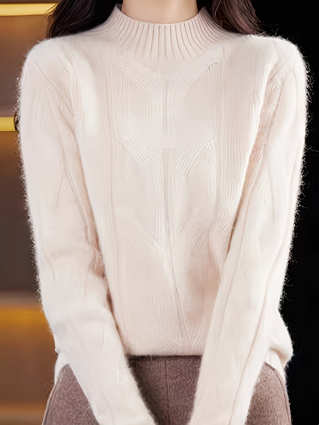 Thalia - Cozy Retro Knit Sweater