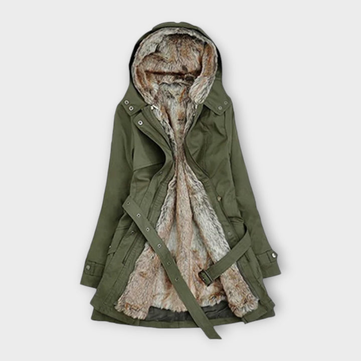 Kaia - Cozy Faux Fur Lined Coat