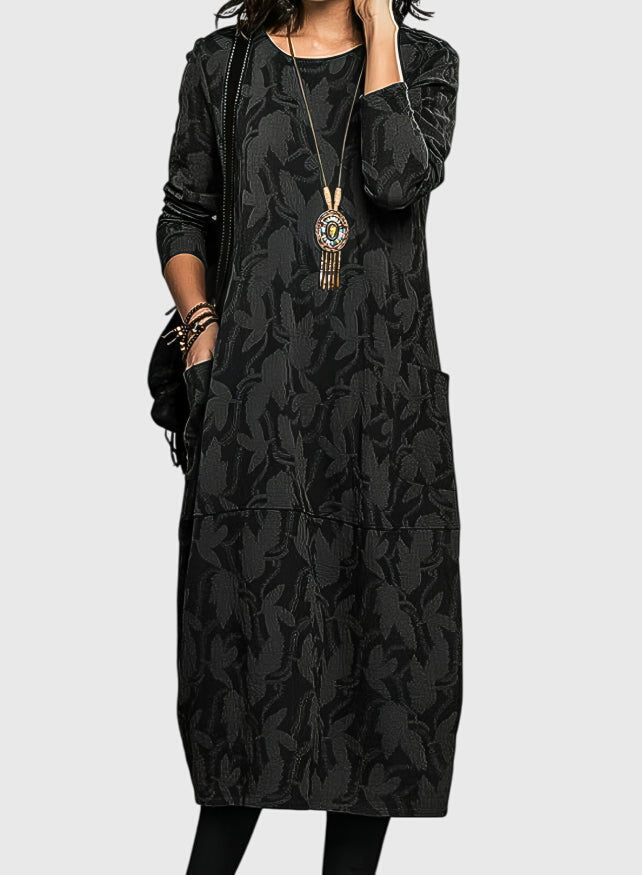 Olivia - Casual Round-Neck Dress