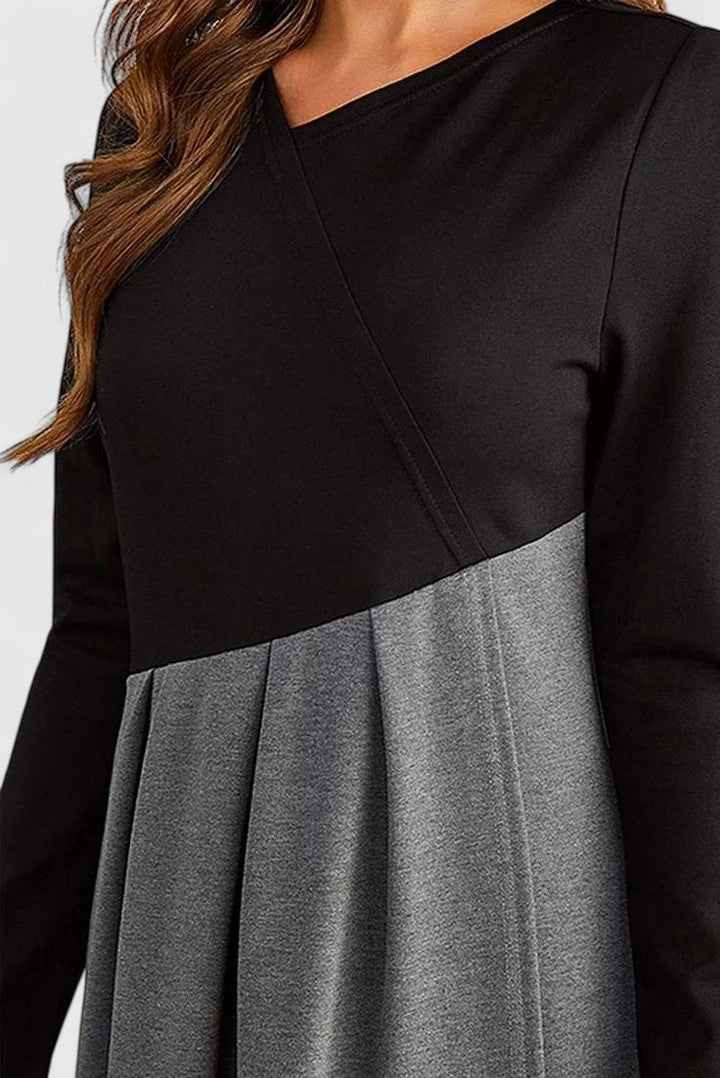 Olivia - Elegant Long Sleeve Maxi Dress
