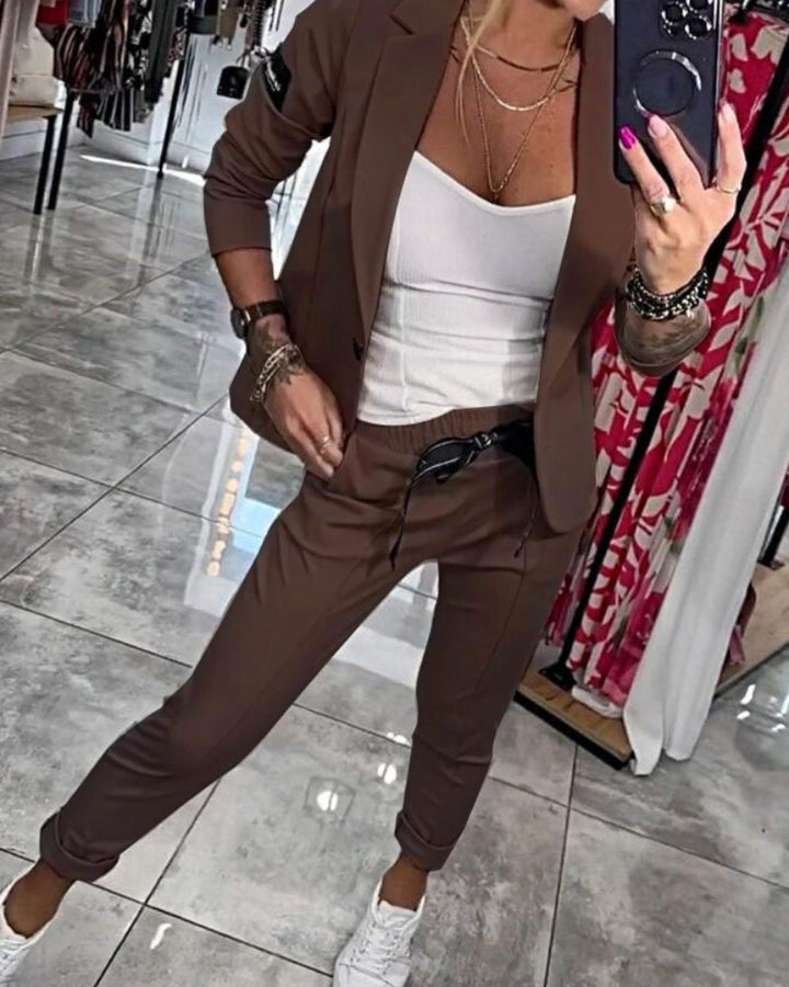 Constance - Elegant Two-Piece Blazer & Pant Set