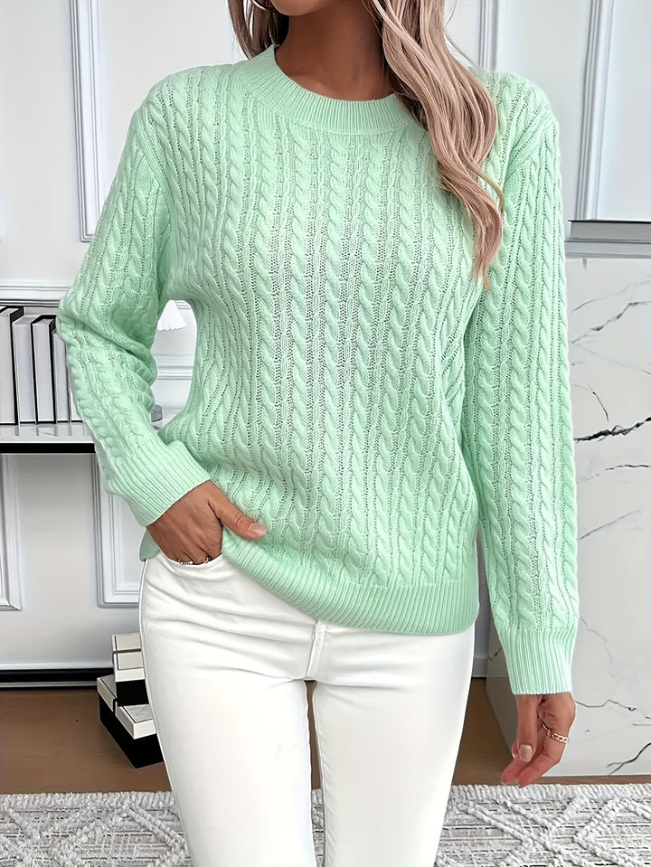 Esther - Casual Loose-Fit Round Neck Sweater