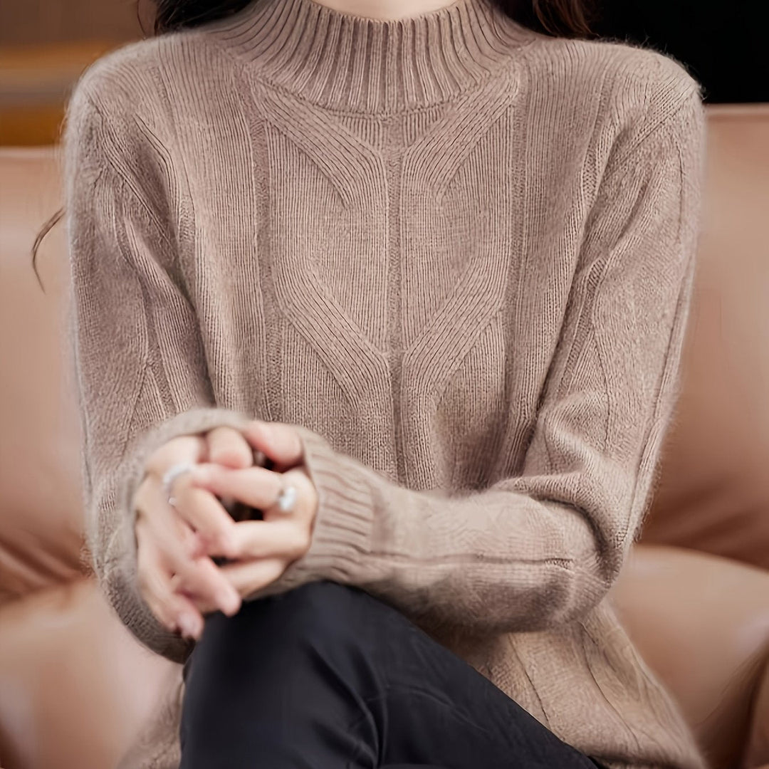 Thalia - Cozy Retro Knit Sweater