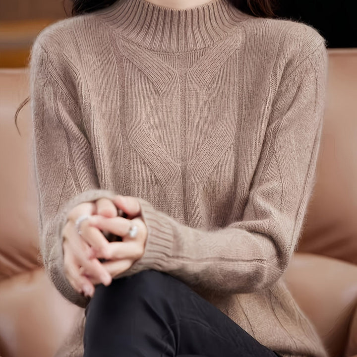 Thalia - Cozy Retro Knit Sweater