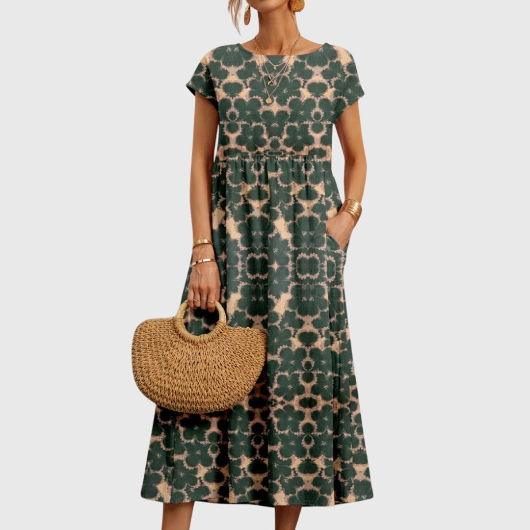 Olivia - Chic Floral Dress