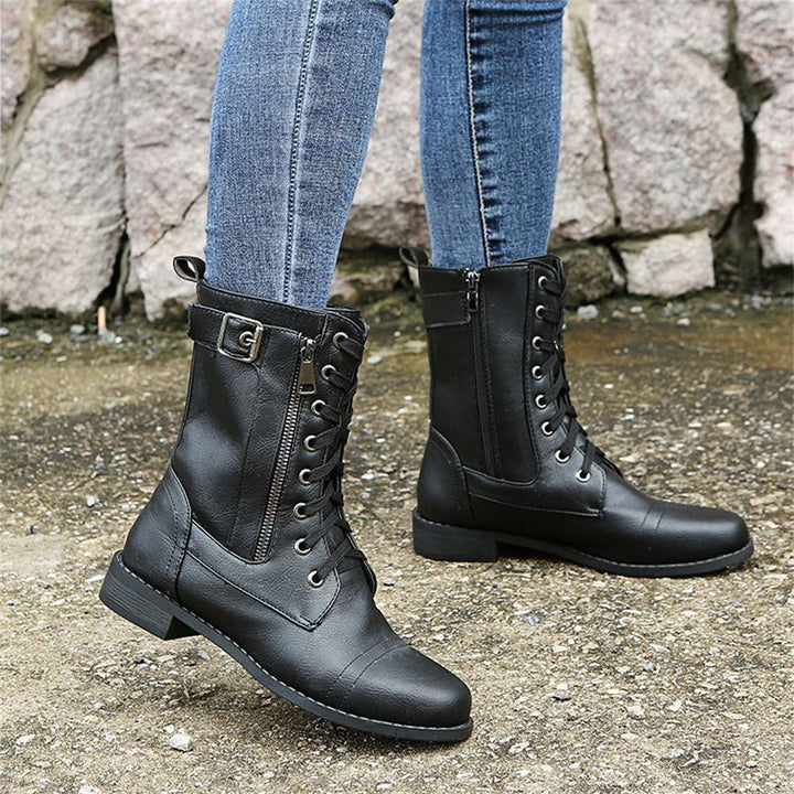 Rosanna - Toe Side Zipper Orthopedic Boots