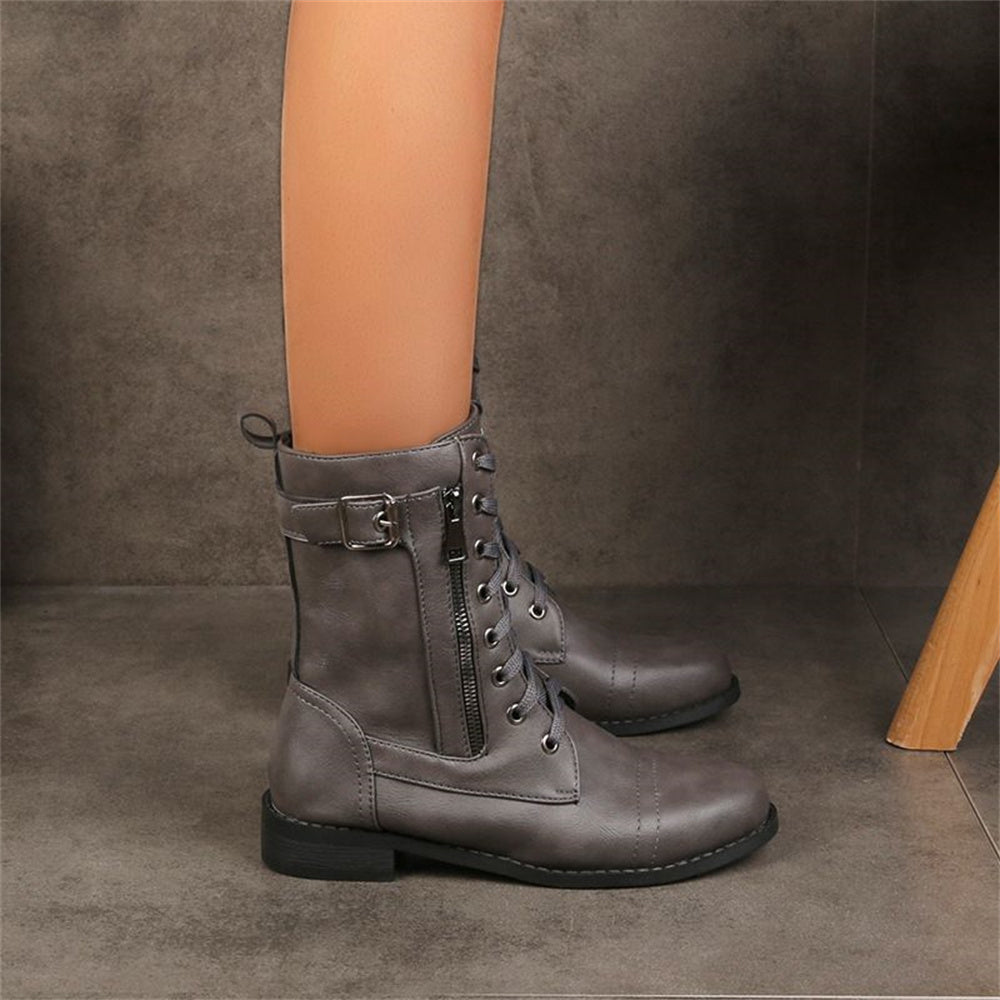 Rosanna - Toe Side Zipper Orthopedic Boots
