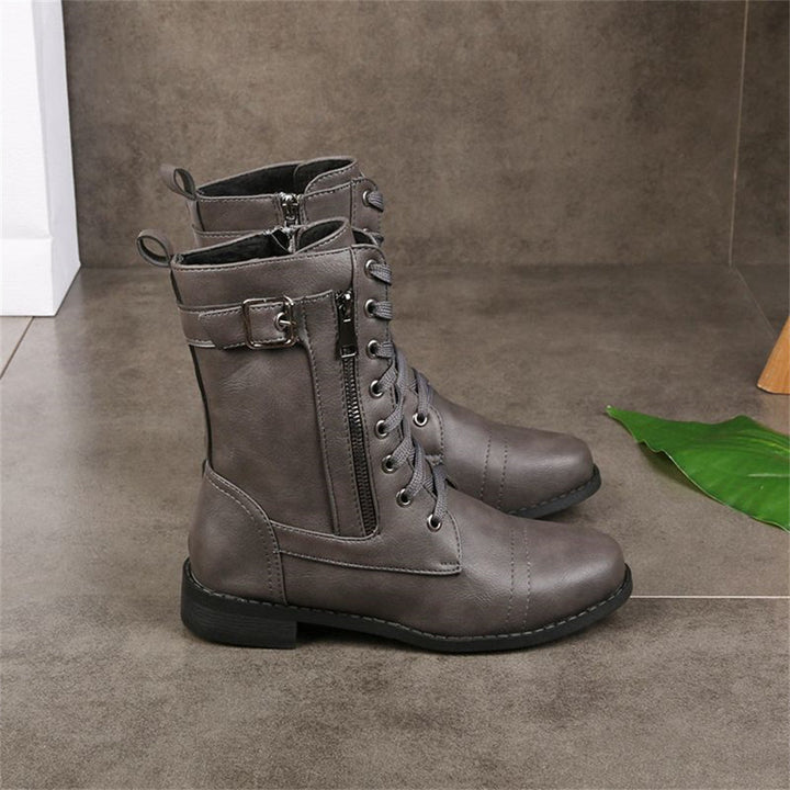 Evangeline - Toe Side Zipper Orthopedic Boots