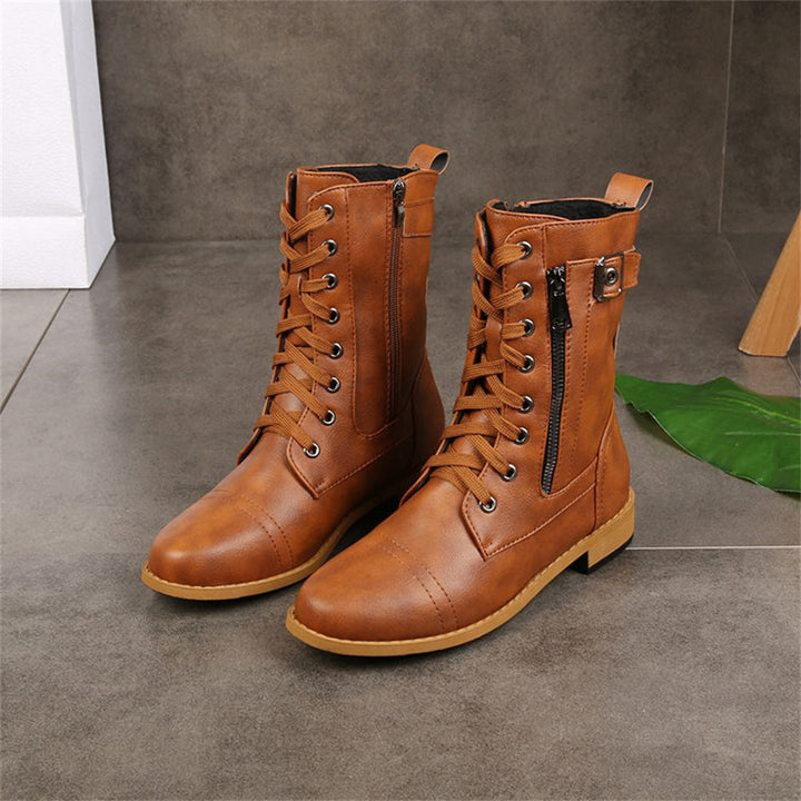 Evangeline - Toe Side Zipper Orthopedic Boots