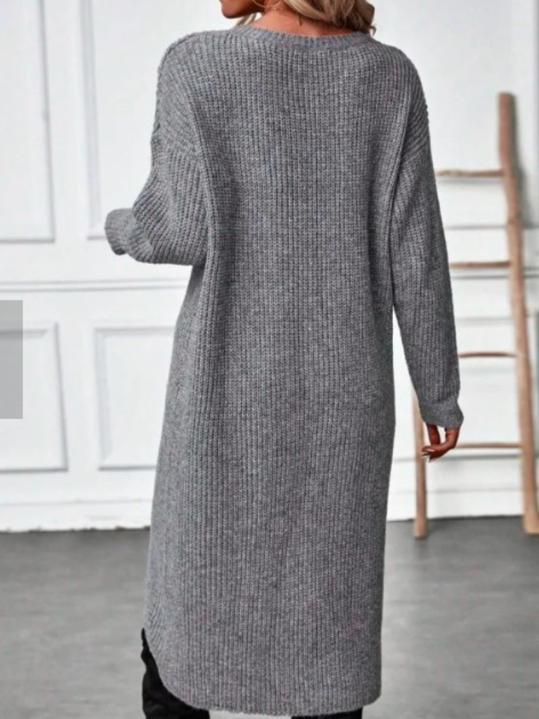 Mia - Wrap knit dress