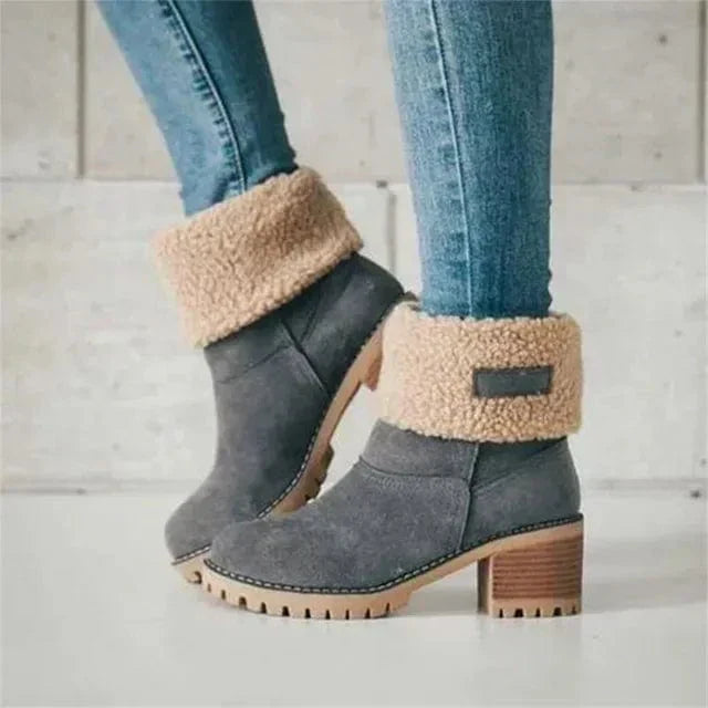 Naomi - Mid-Calf Wool Boots