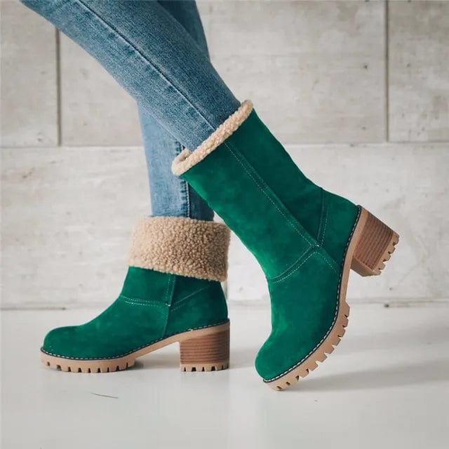 Naomi - Mid-Calf Wool Boots