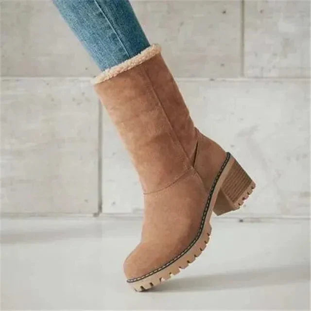Naomi - Mid-Calf Wool Boots
