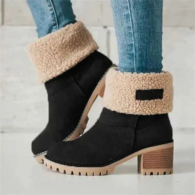 Naomi - Mid-Calf Wool Boots