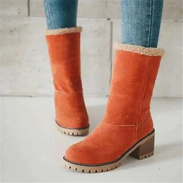 Naomi - Mid-Calf Wool Boots