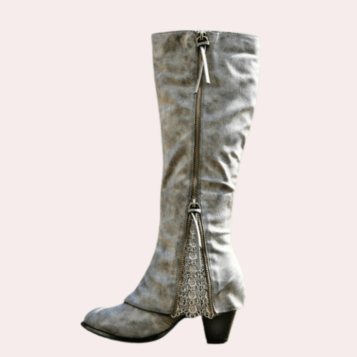 Cressida - Lace Rider Boots