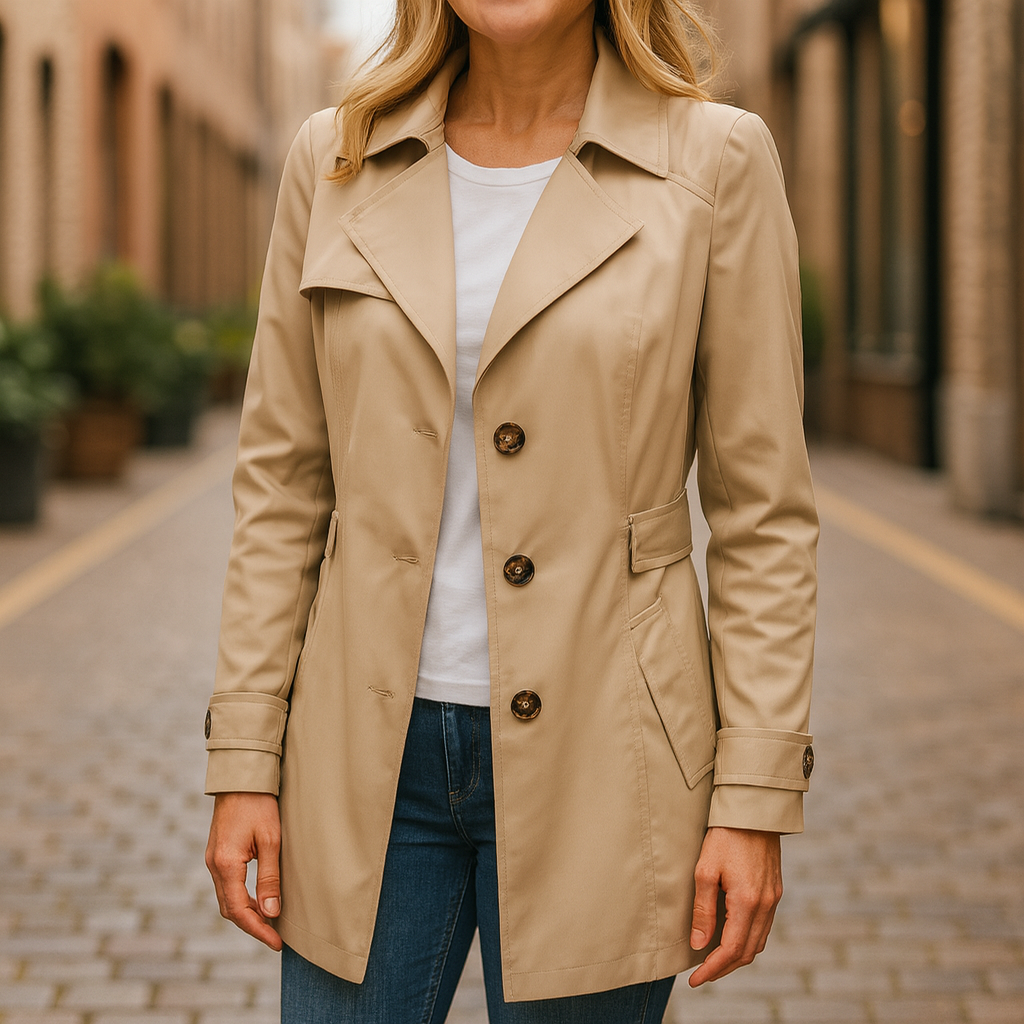 Riley - Elegant Autumn Trench Coat