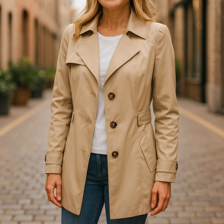 Riley - Elegant Autumn Trench Coat