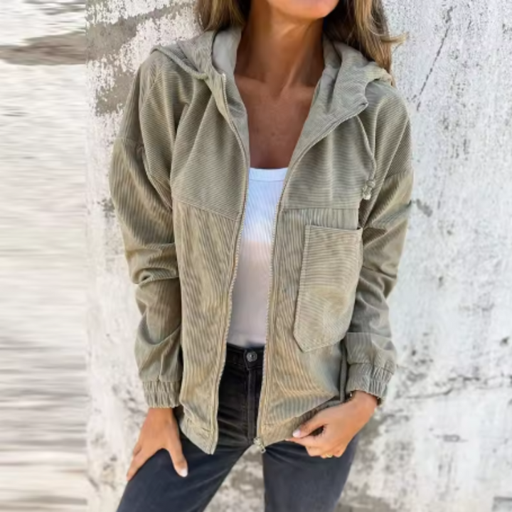 Eleanor - Trendy vest with zipper