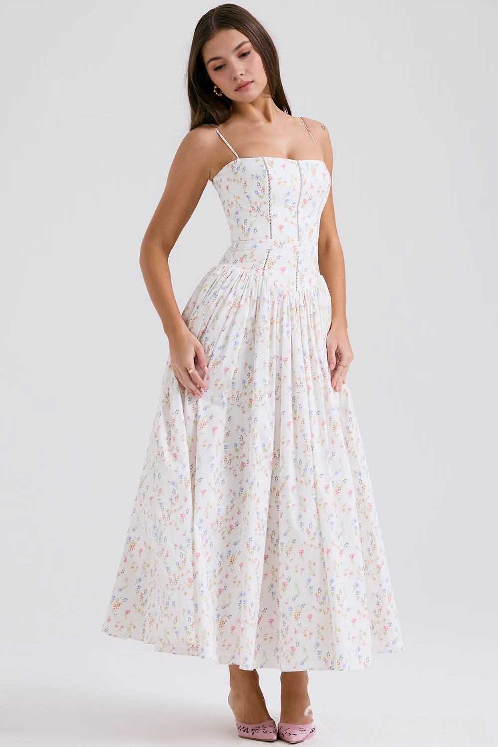 Nadiya - Floral Shaping Dress