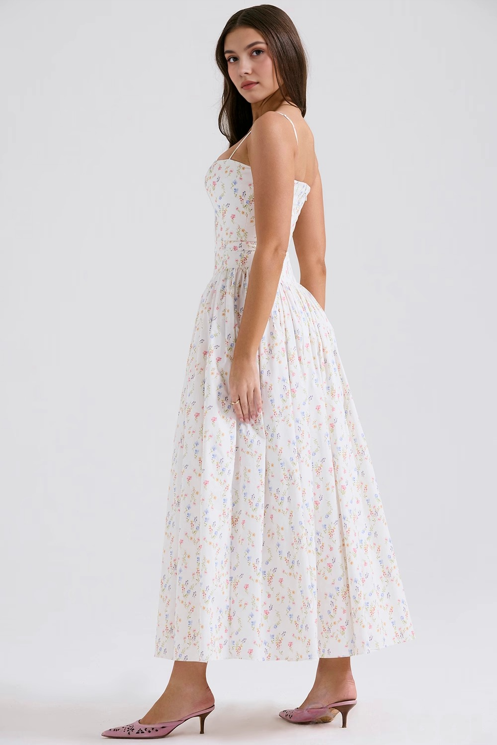 Nadiya - Floral Shaping Dress