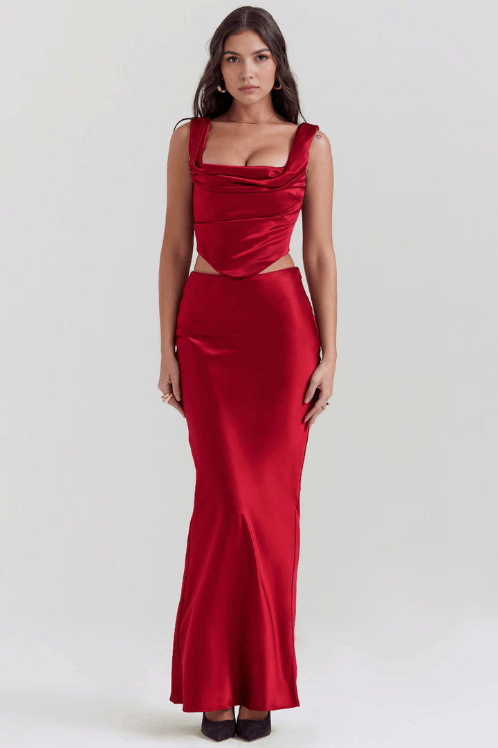 Ivelle - Cut-Out Dress with Slit