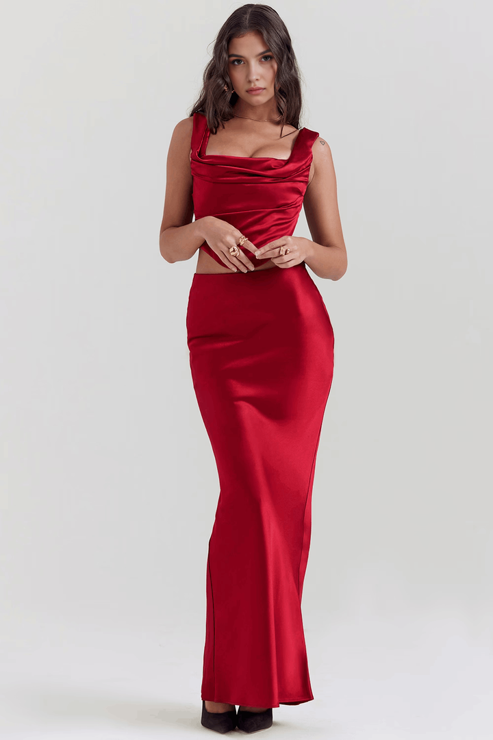 Ivelle - Cut-Out Dress with Slit