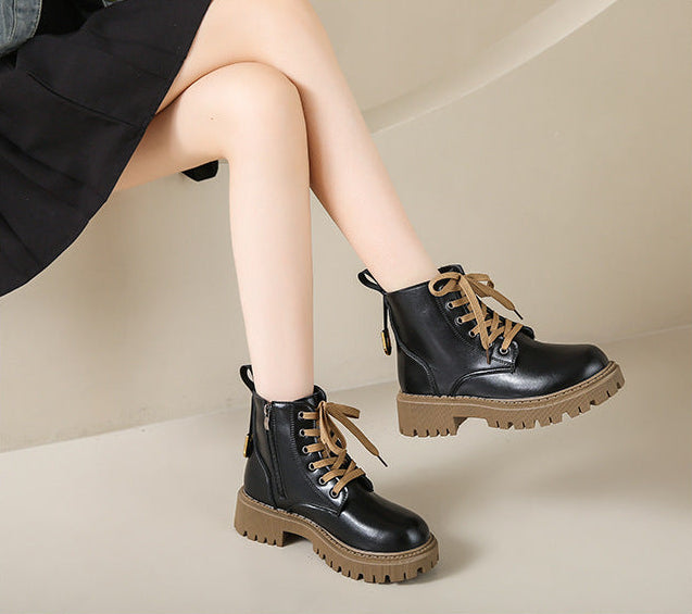 Kalista - Fleece Lined Combat Boots