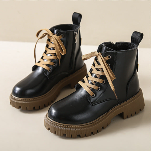 Elisa - Lined Combat Boots