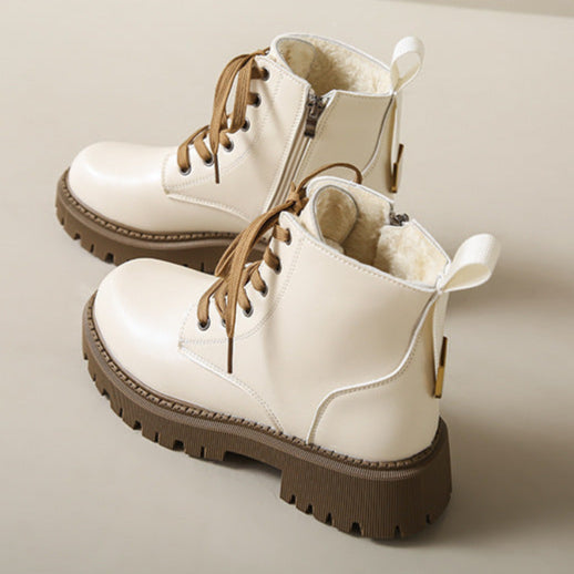 Elisa - Lined Combat Boots