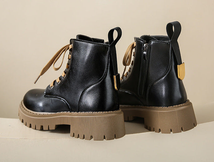 Elisa - Lined Combat Boots