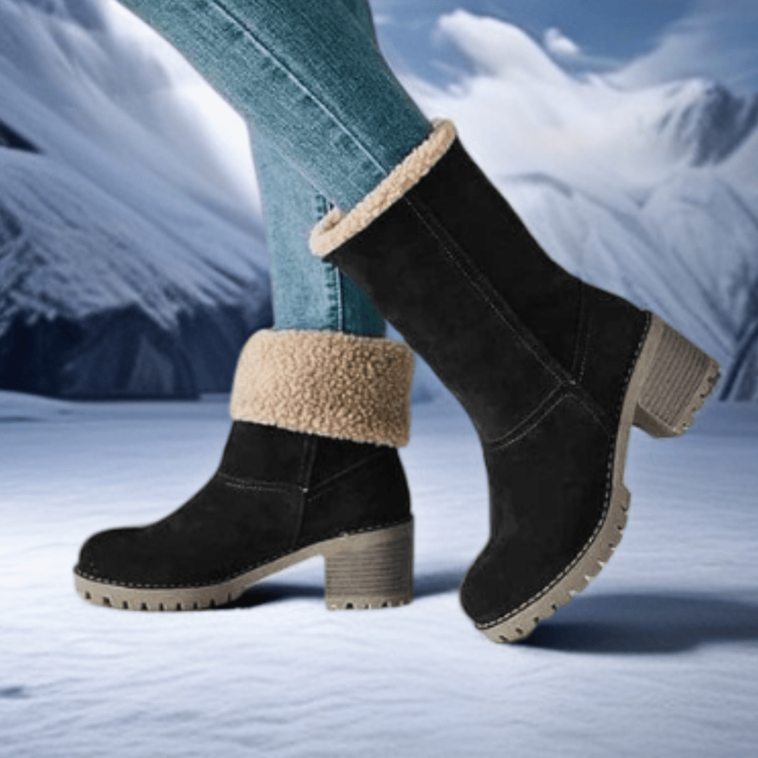 Naomi - Mid-Calf Wool Boots