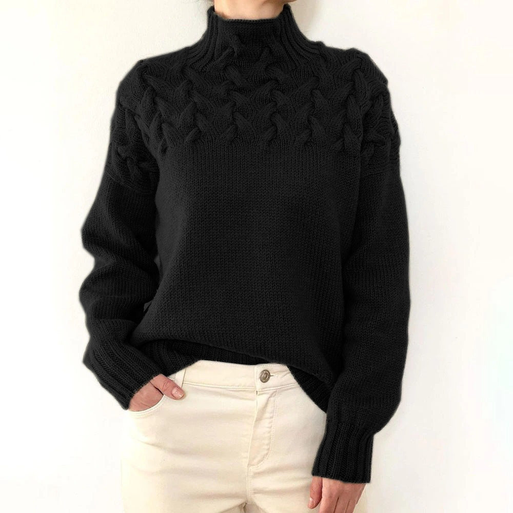 Faelyn - Warm Knitted Turtleneck