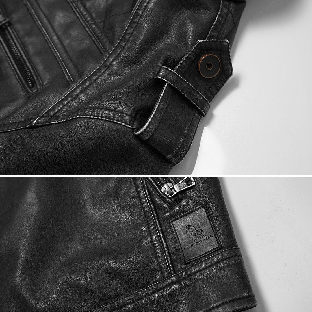 Samuel - Biker style leather jacket