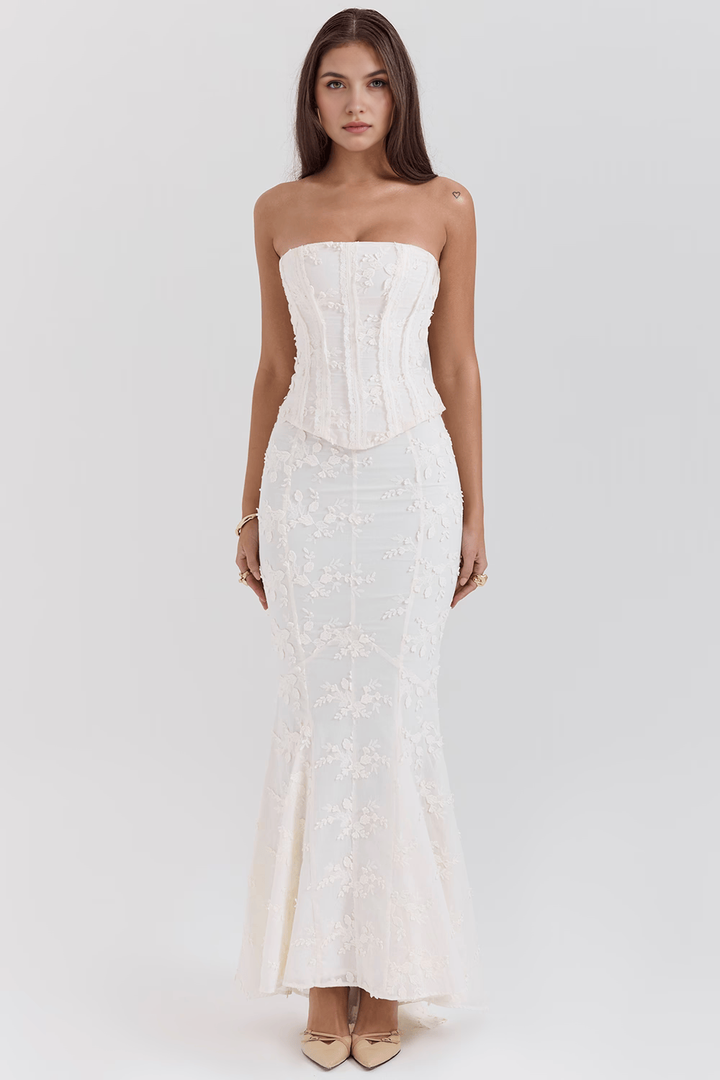 Eevi - Dress with Embroidered Corset