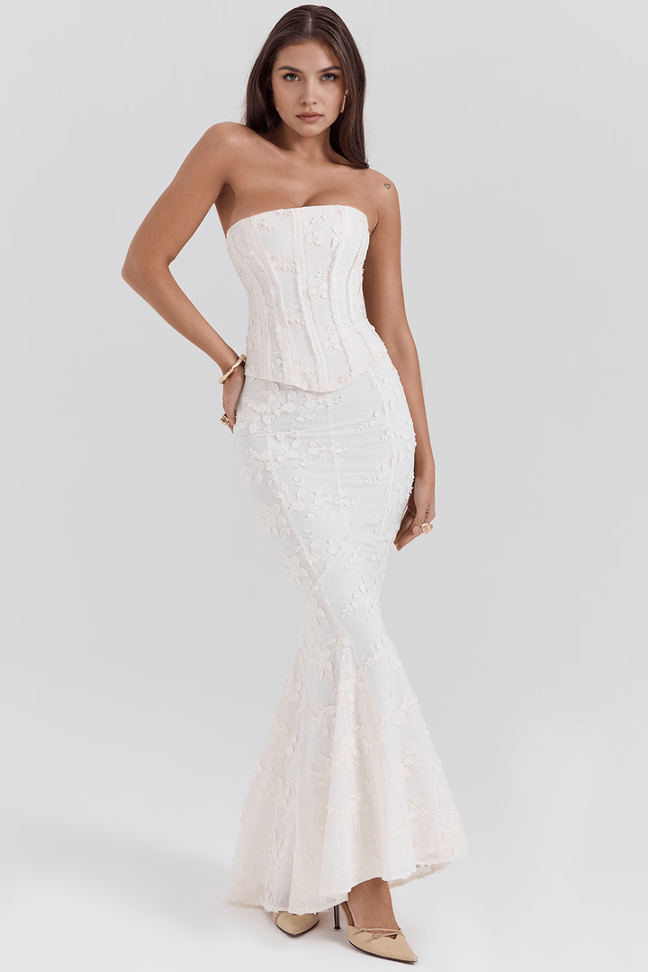 Eevi - Dress with Embroidered Corset