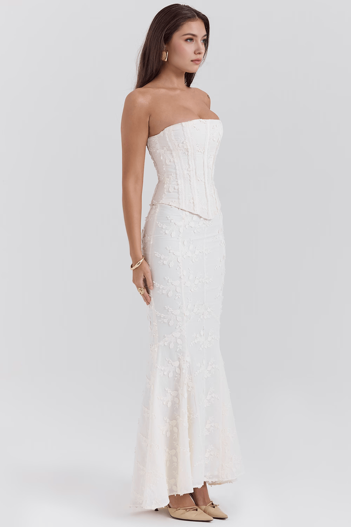Eevi - Dress with Embroidered Corset