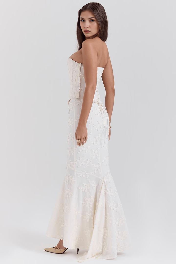 Eevi - Dress with Embroidered Corset