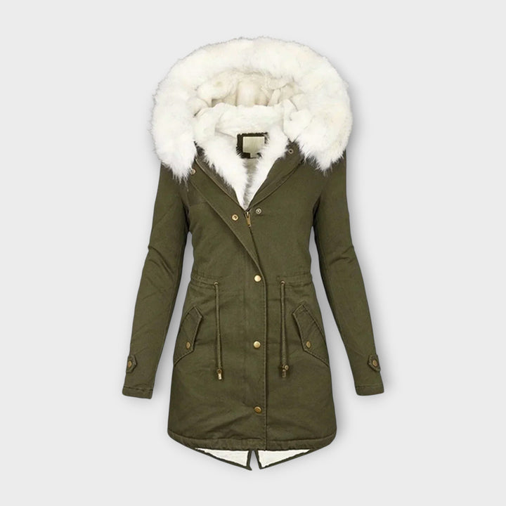 Eveline - Insulated Waterproof Winter Coat with Fur Lining