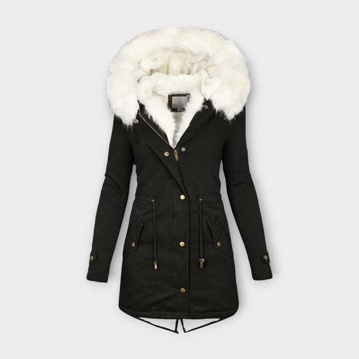 Eveline - Insulated Waterproof Winter Coat with Fur Lining