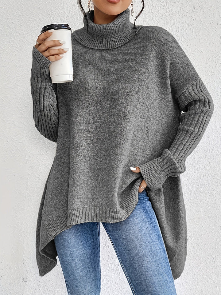 Priscilla - Oversized Turtleneck Sweater