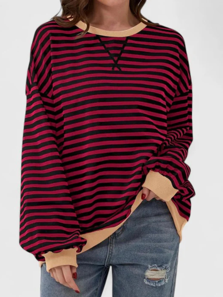 Adriana - Cozy Stripe Sweater