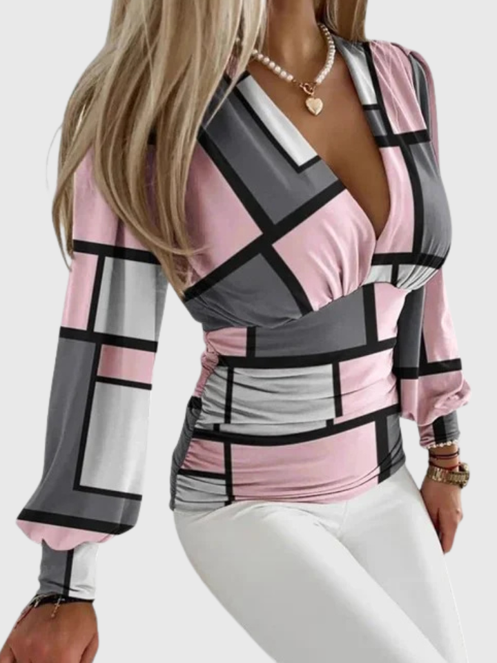 Amelie - V-neck blouse