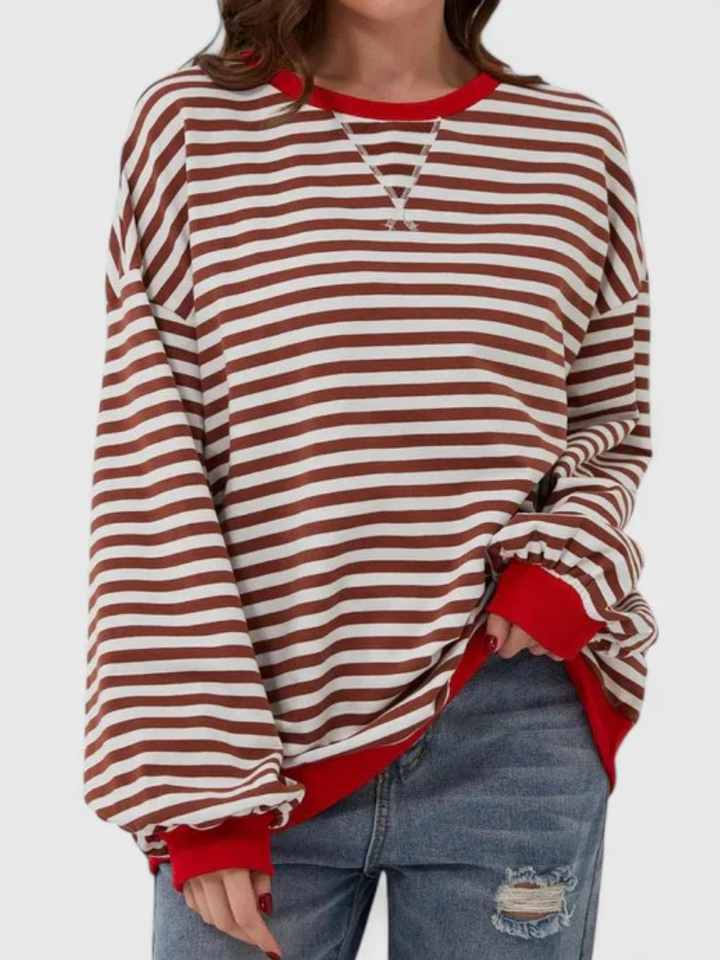 Adriana - Cozy Stripe Sweater
