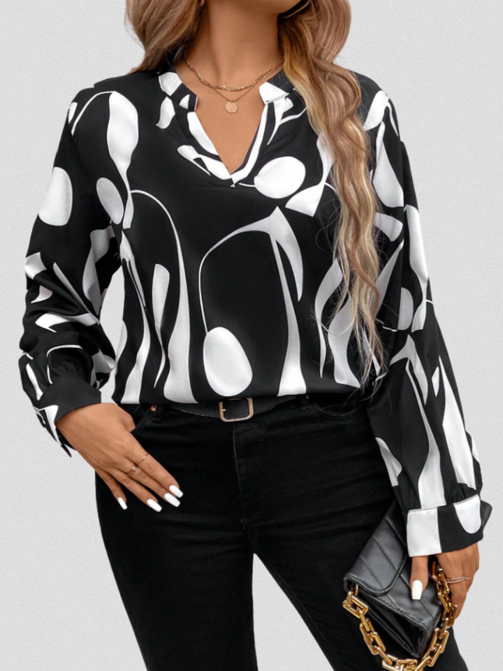 Isolde - Satin look blouse