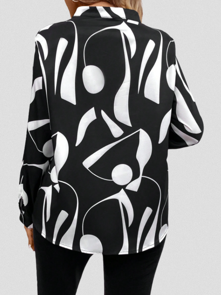 Isolde - Satin look blouse